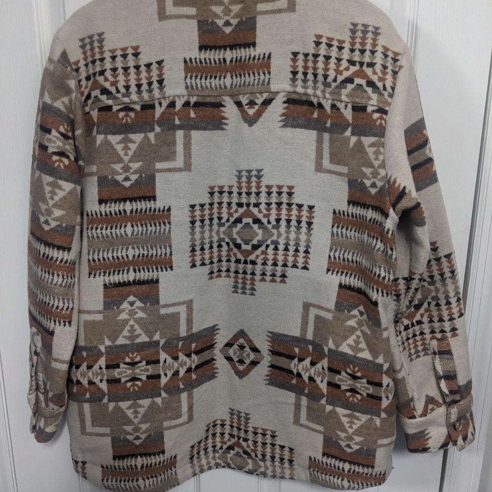 Anna Beige And Brown Patterned Jacket - image 3